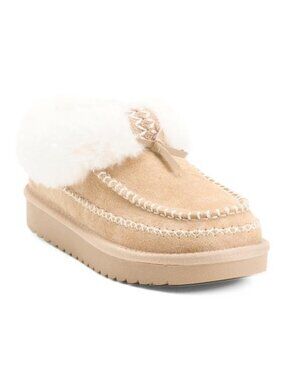 GREYSTONE Suede Salma Cozy Booties